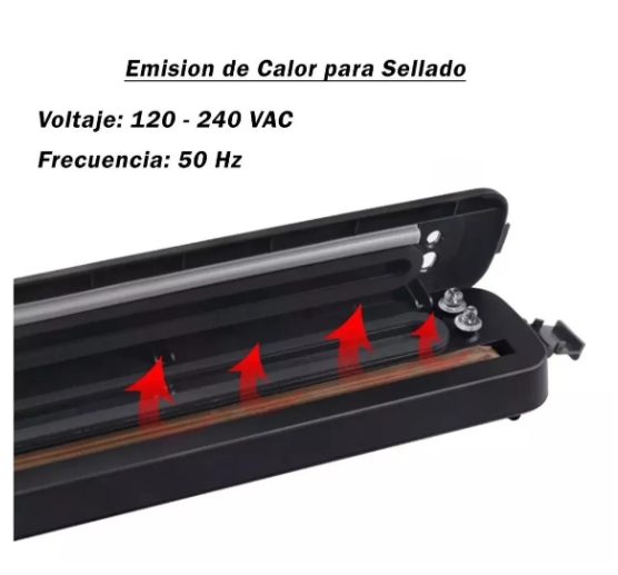 Selladora al vacío con bolsas