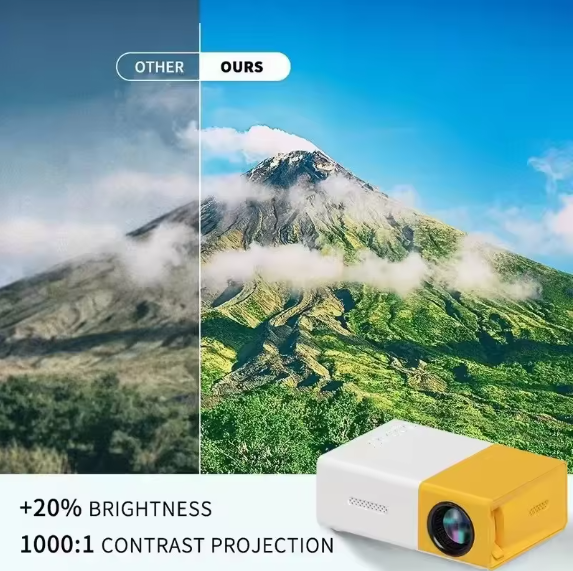 Mini proyector LED portatil HDMI