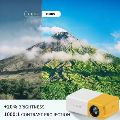 Mini proyector LED portatil HDMI
